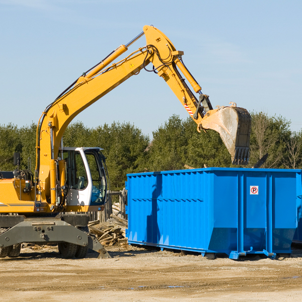 what size residential dumpster rentals are available in Neches TX